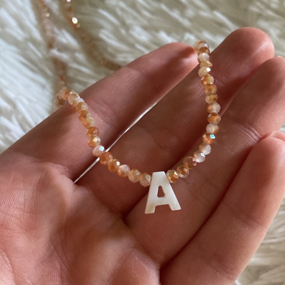 Beaded A necklace! - Picture 3 of 4